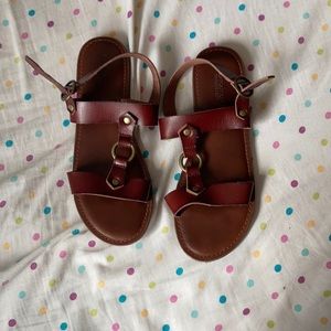 Brown American Eagle Sandals